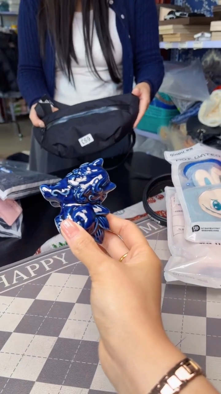 瓷片陶茶666文玩周边多人鸟