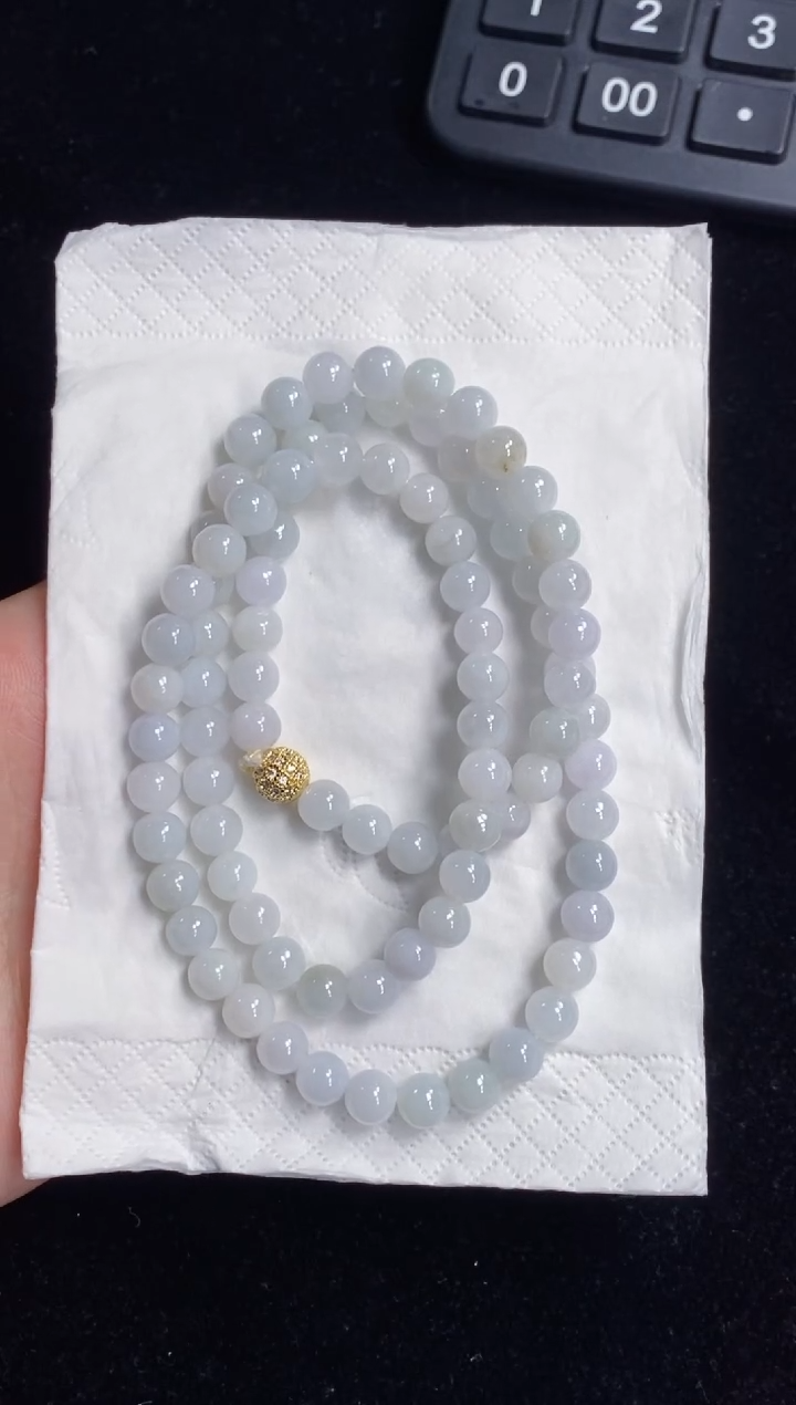 未镶嵌手串翡翠149号链接天然缅甸A货翡翠一物一证