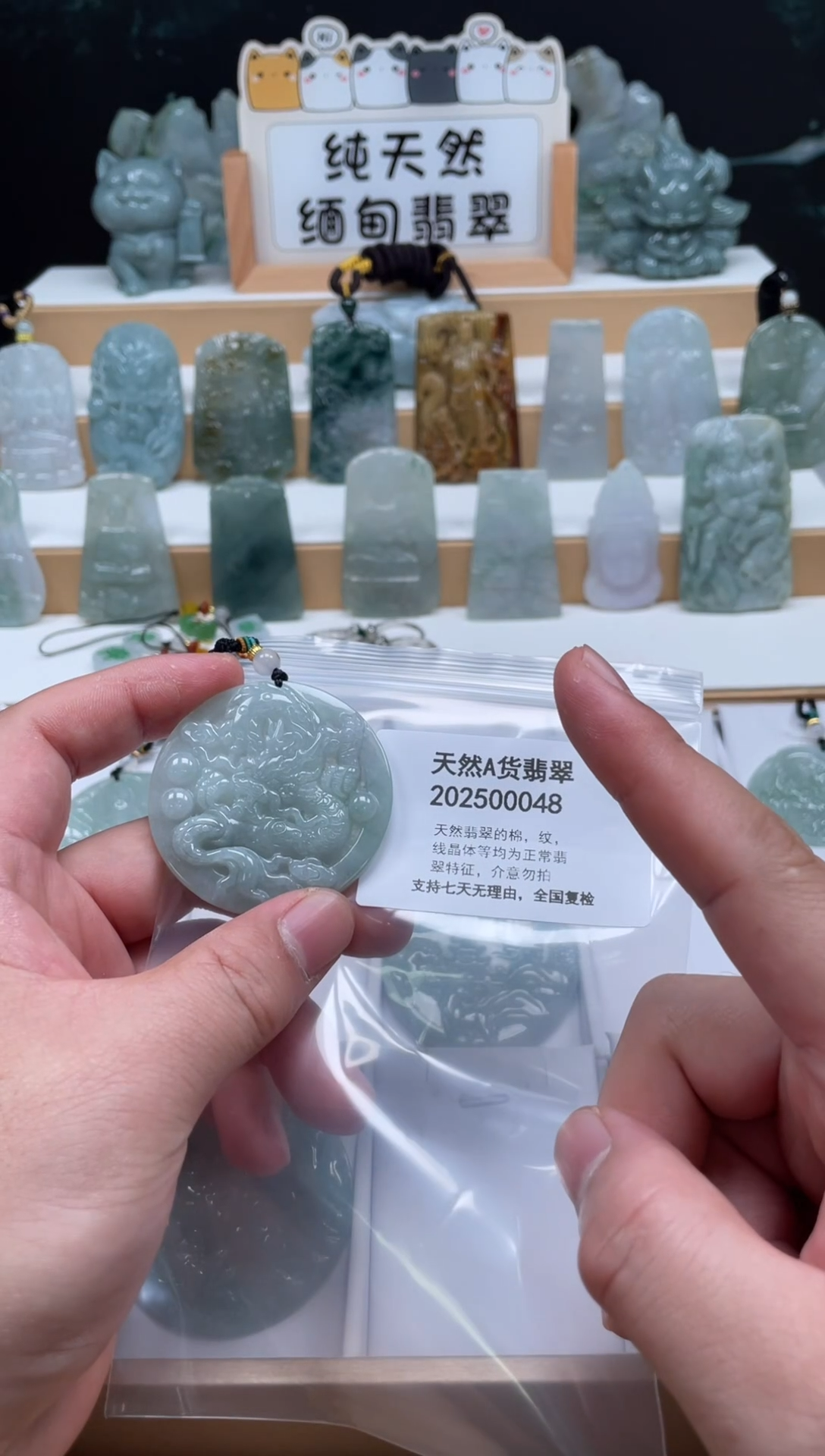 颈饰未镶嵌翡翠翠峰翡翠202512070069