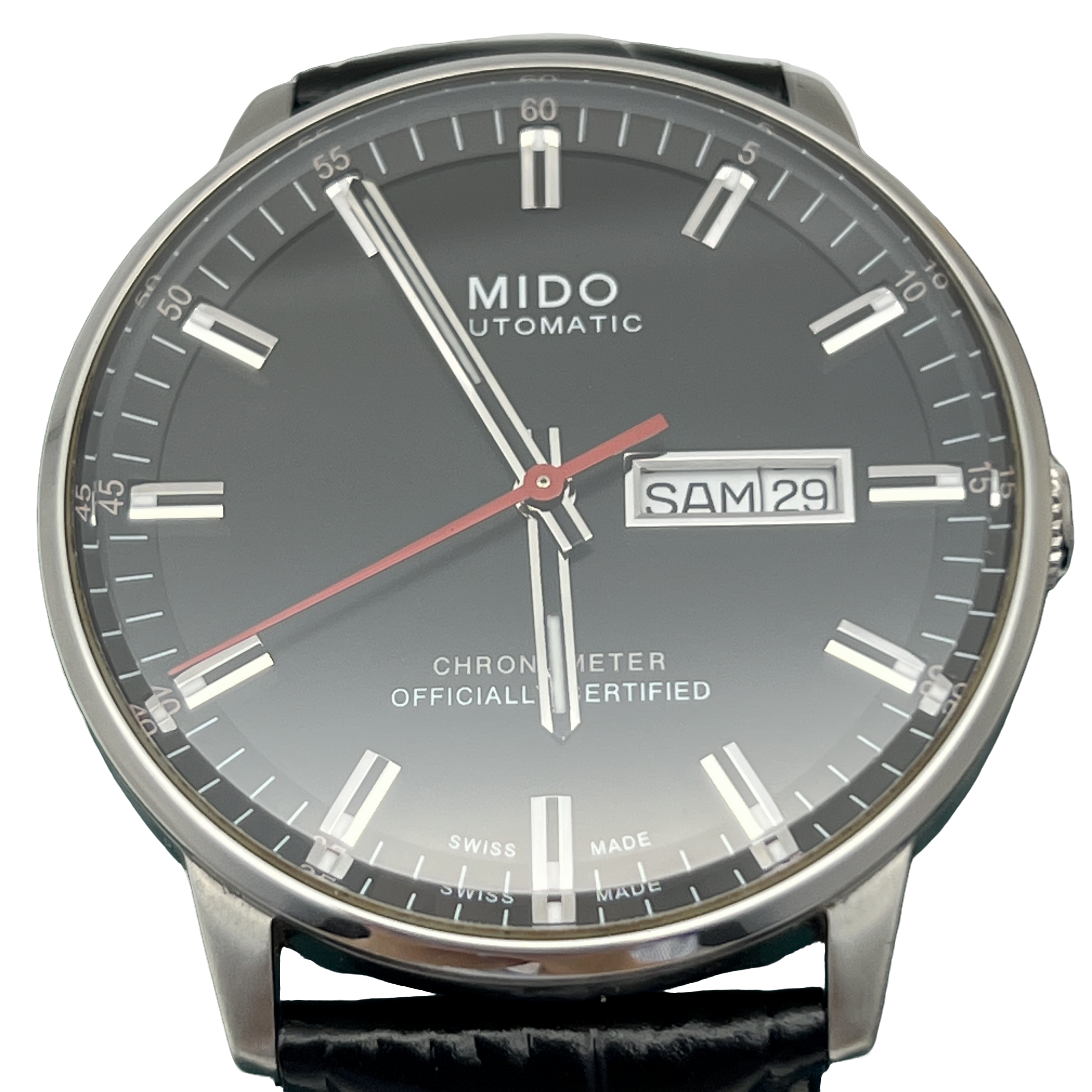 99新 Mido/美度 指挥官/臻耀/男士机械腕表天文台/公价10500/40MM