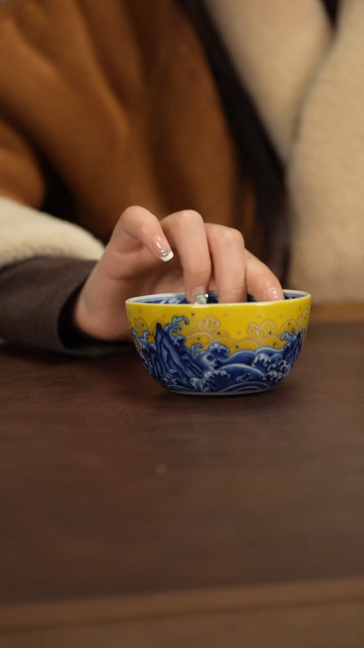 【闪购商品】水造江崖海水缸杯
