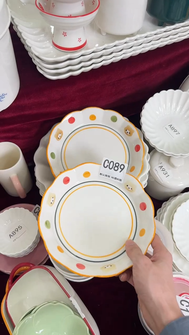 摆件陶C089-2个   仓库微瑕陶瓷清仓福利