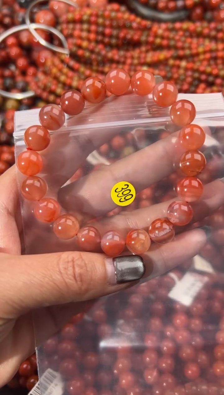 未镶嵌手串南红玛瑙10+