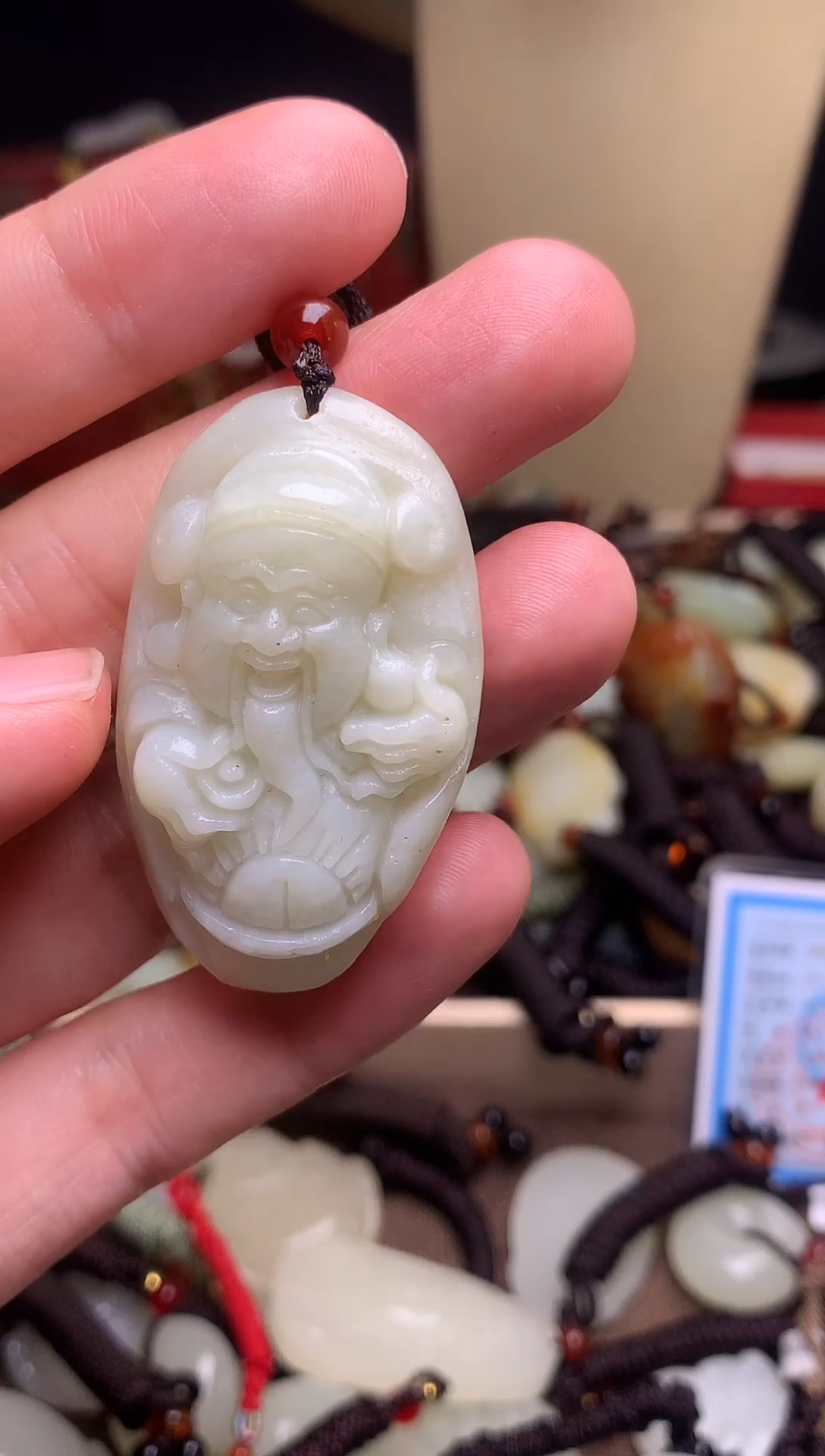 颈饰未镶嵌和田玉新疆料青海料清水和田玉吊坠