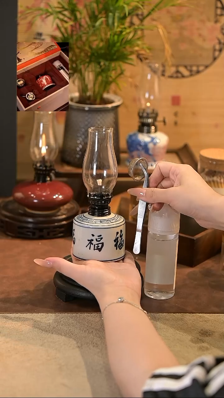 陶瓷景德镇陶瓷香薰灯摆件