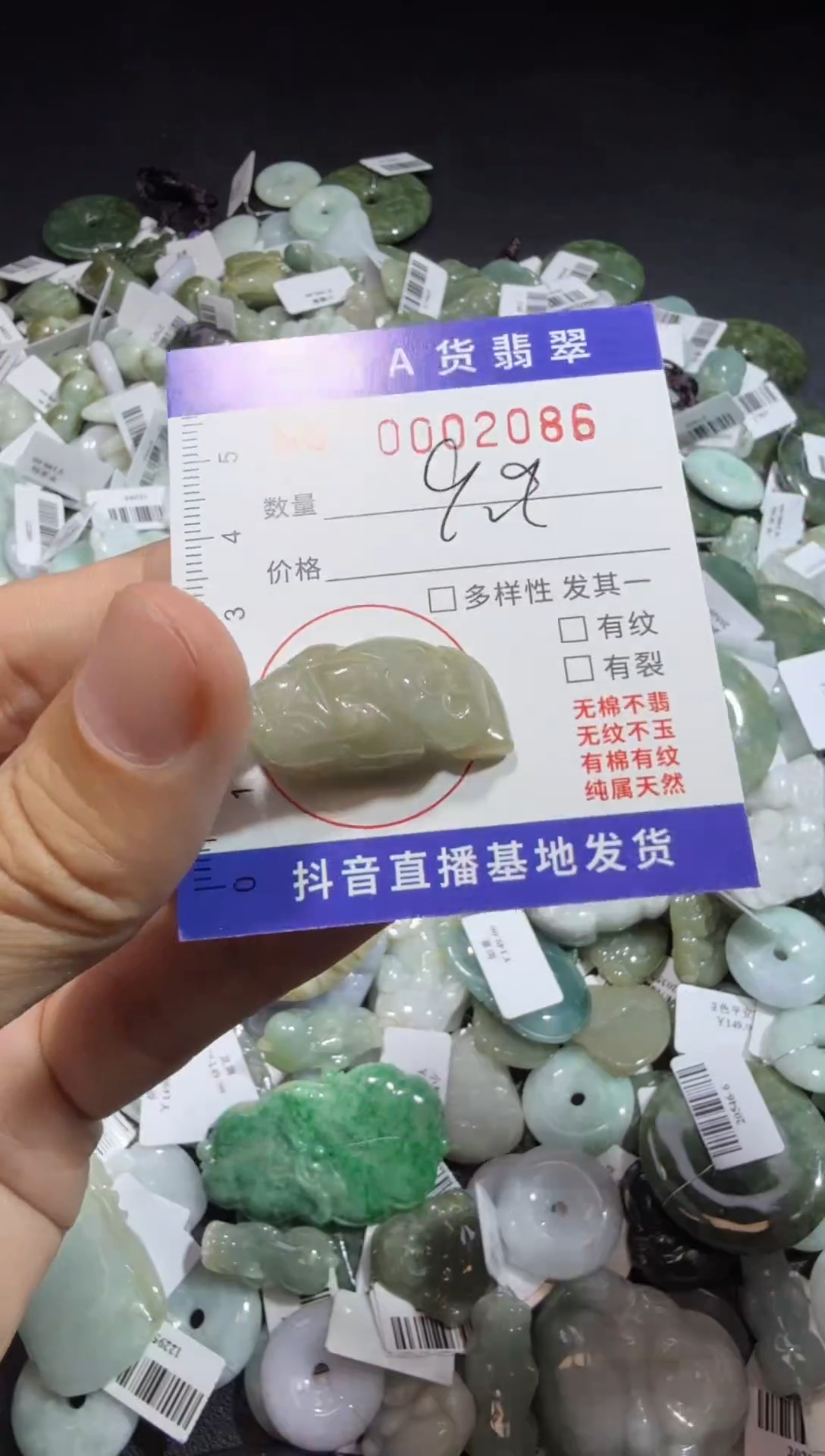 【闪购商品】翡翠颈饰未镶嵌00002086