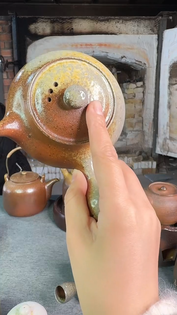 茶壶紫砂侧把煮水壶
