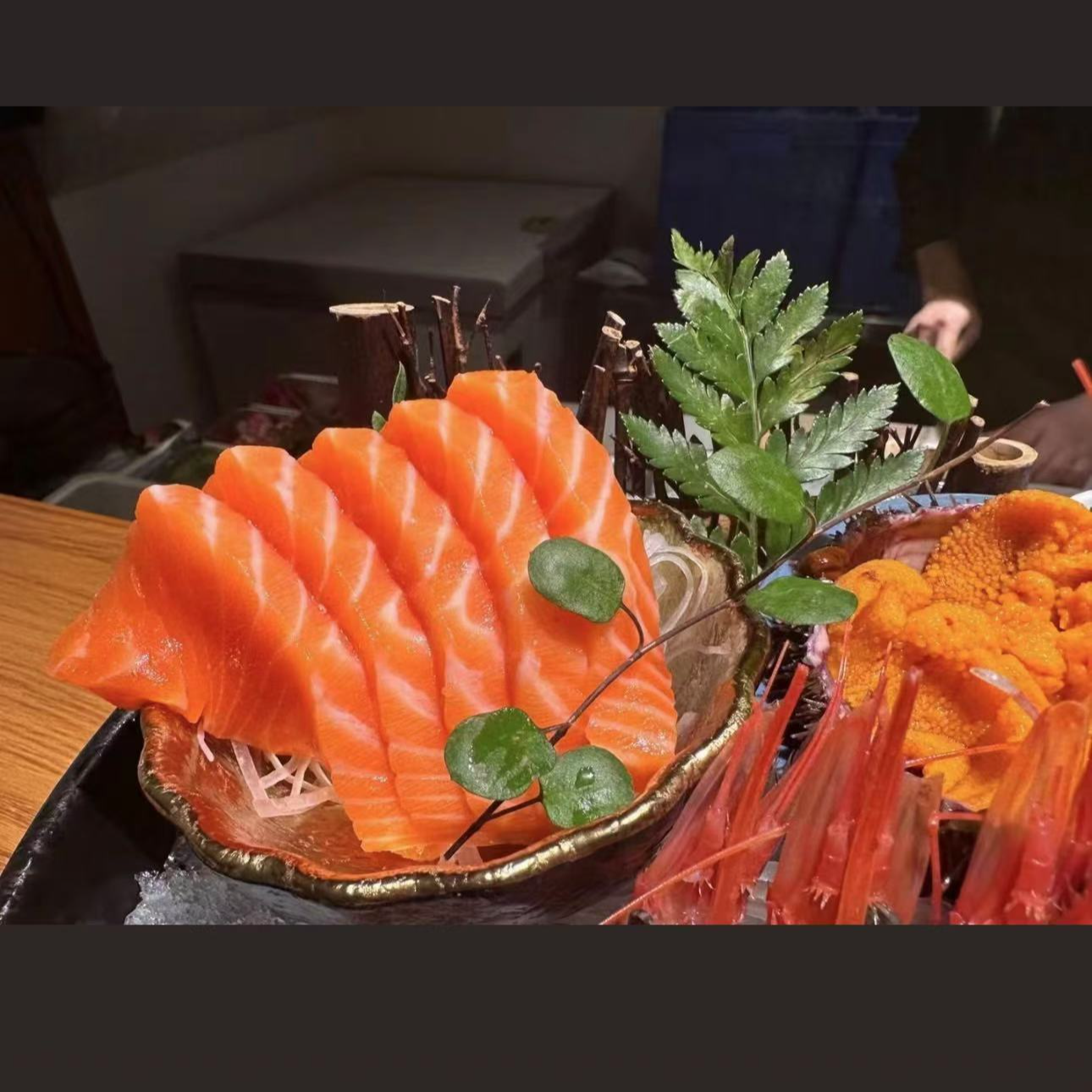 冰鲜冰岛三文鱼净肉双拼精修切片
