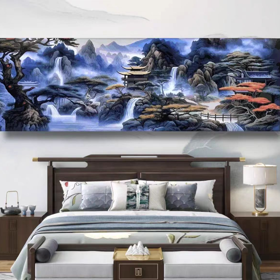 手工成品3米奇幻山水t2889