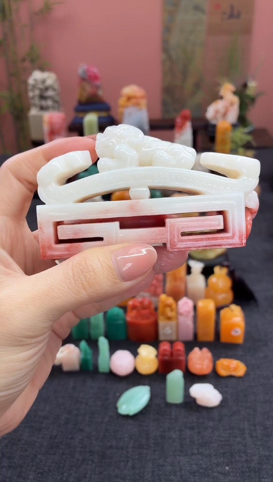 昌化石印石可*酱孤品    