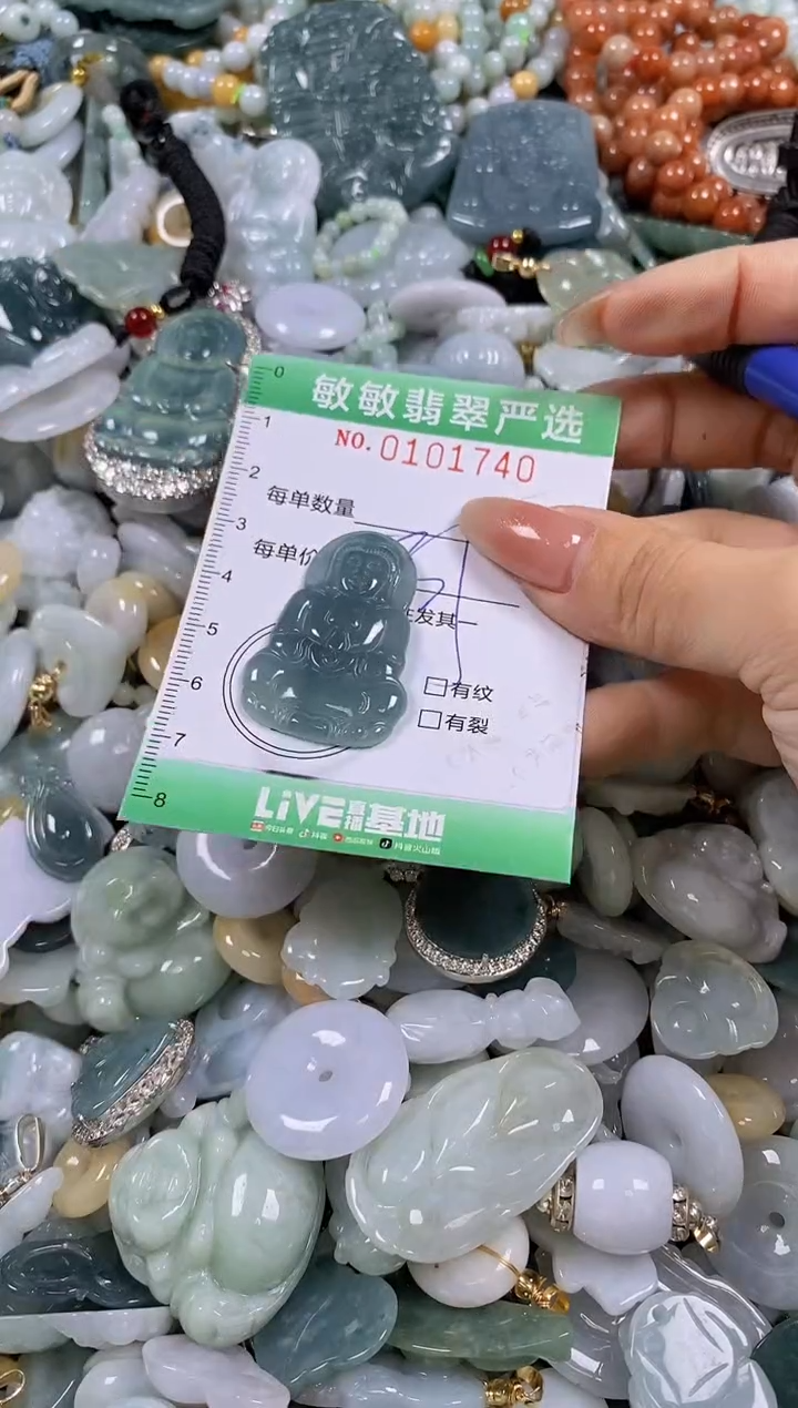 【闪购商品】翡翠颈饰未镶嵌闪购链接0101740