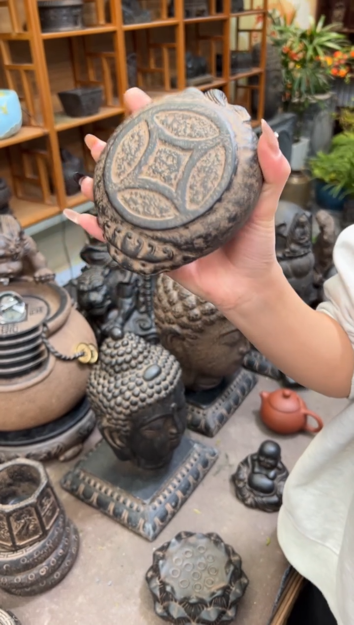 陶土【火山泥】金蟾小底座