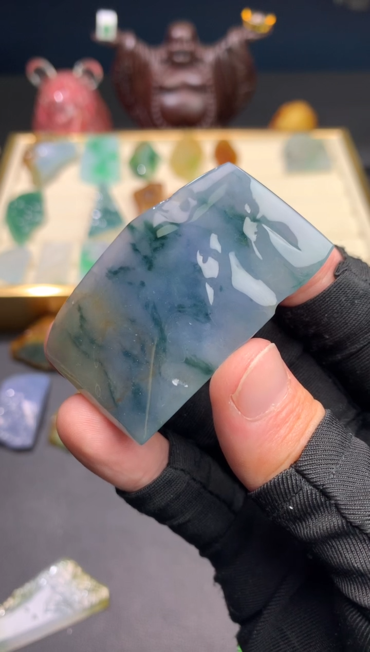 未镶嵌定制翡翠百*天然翡翠裸石（包工）