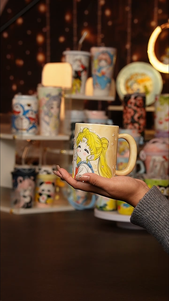 （玉泥）景德镇手工手绘文创陶瓷杯·