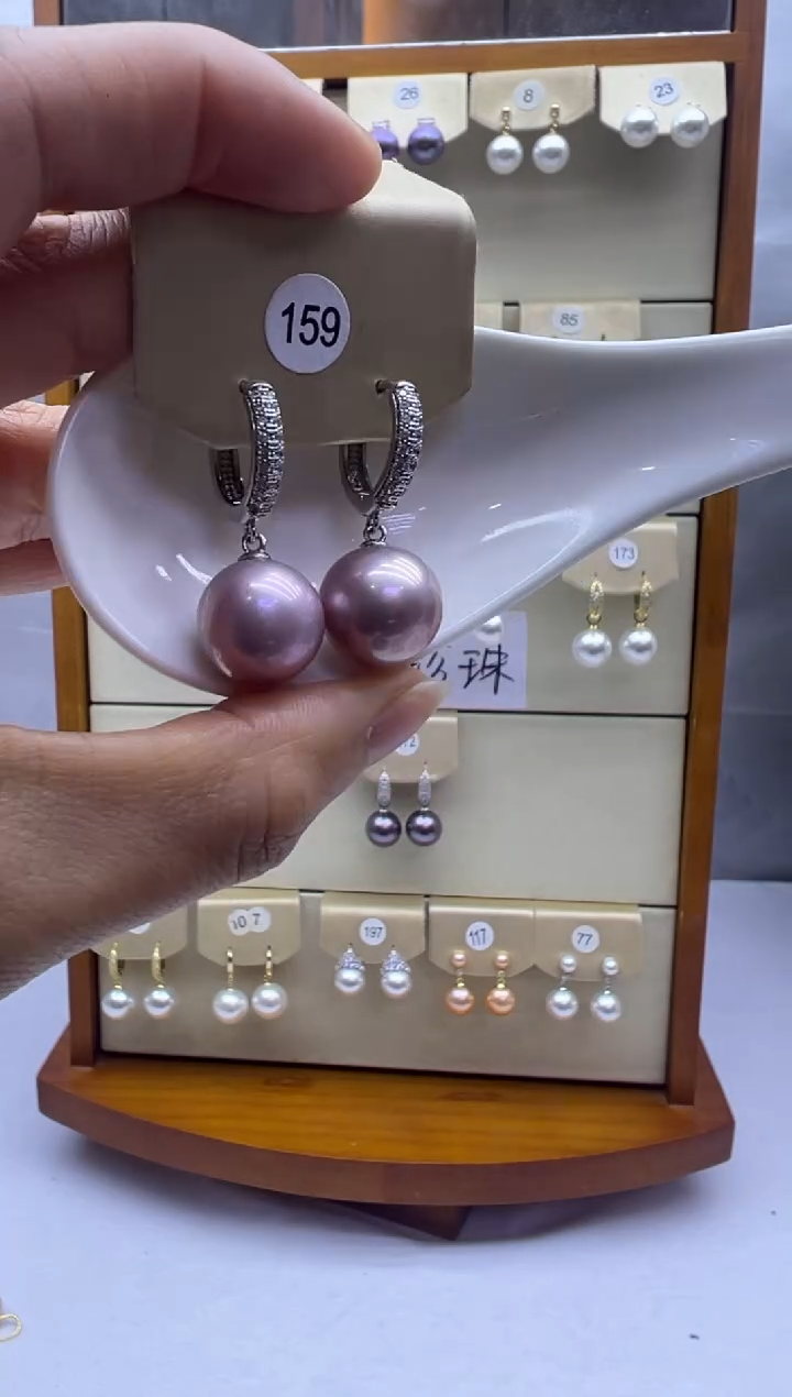 未镶嵌耳饰淡水珍珠159