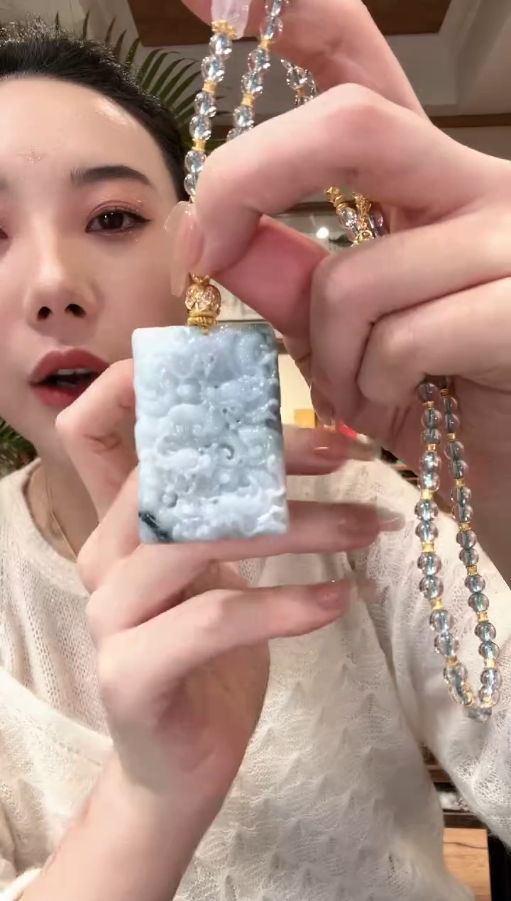 【闪购商品】翡翠颈饰未镶嵌国风