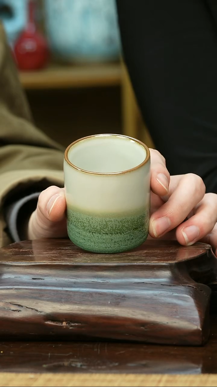 邵亚宾炭烧竹节杯
