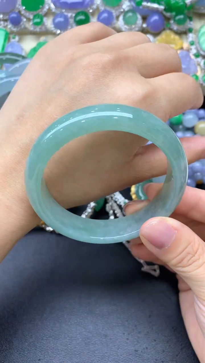 【闪购商品】翡翠手镯未镶嵌67-中国好珍宝