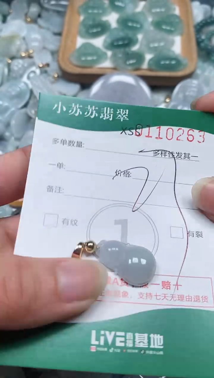 【闪购商品】翡翠颈饰未镶嵌闪购商品0110263