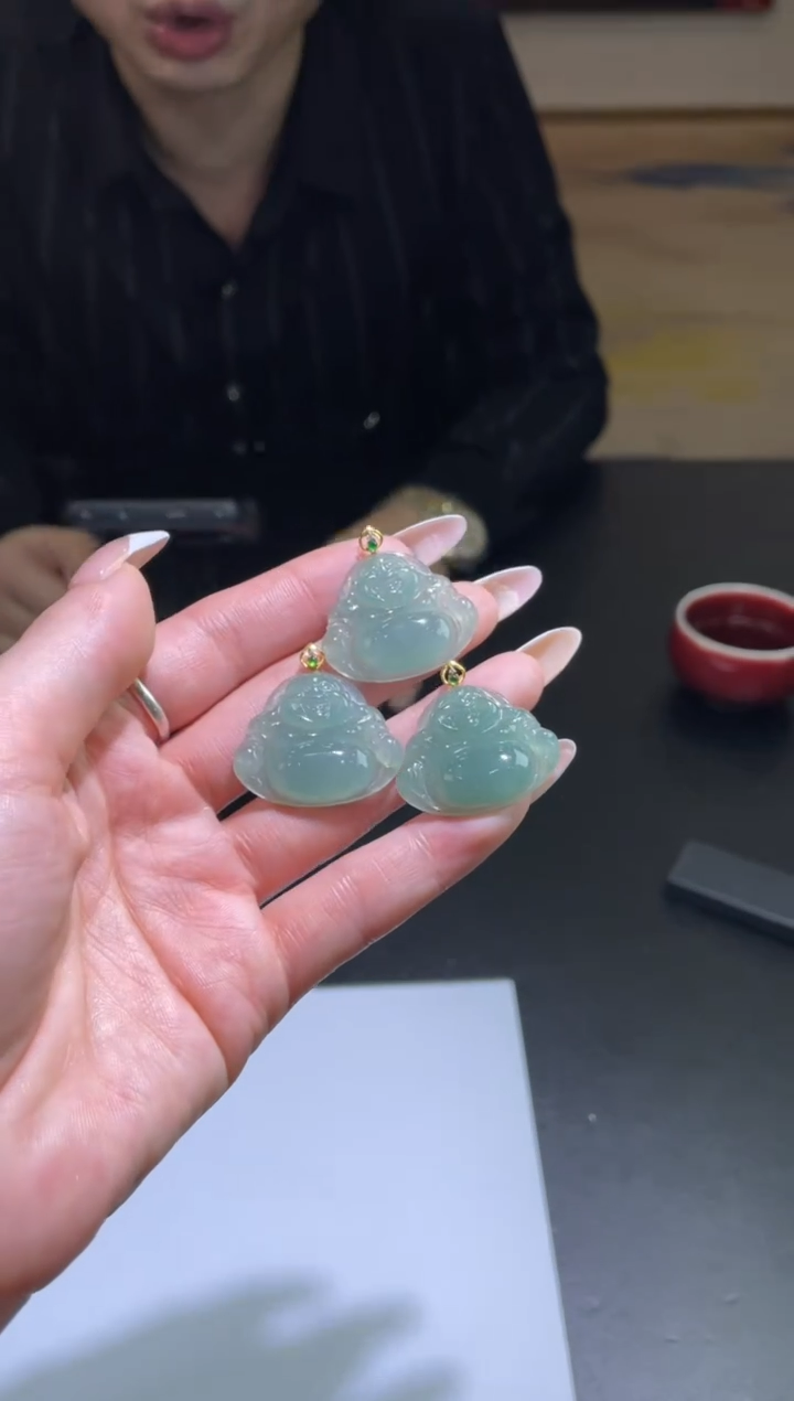 【闪购商品】定制翡翠18K金镶嵌DDH96596/多样性发一件