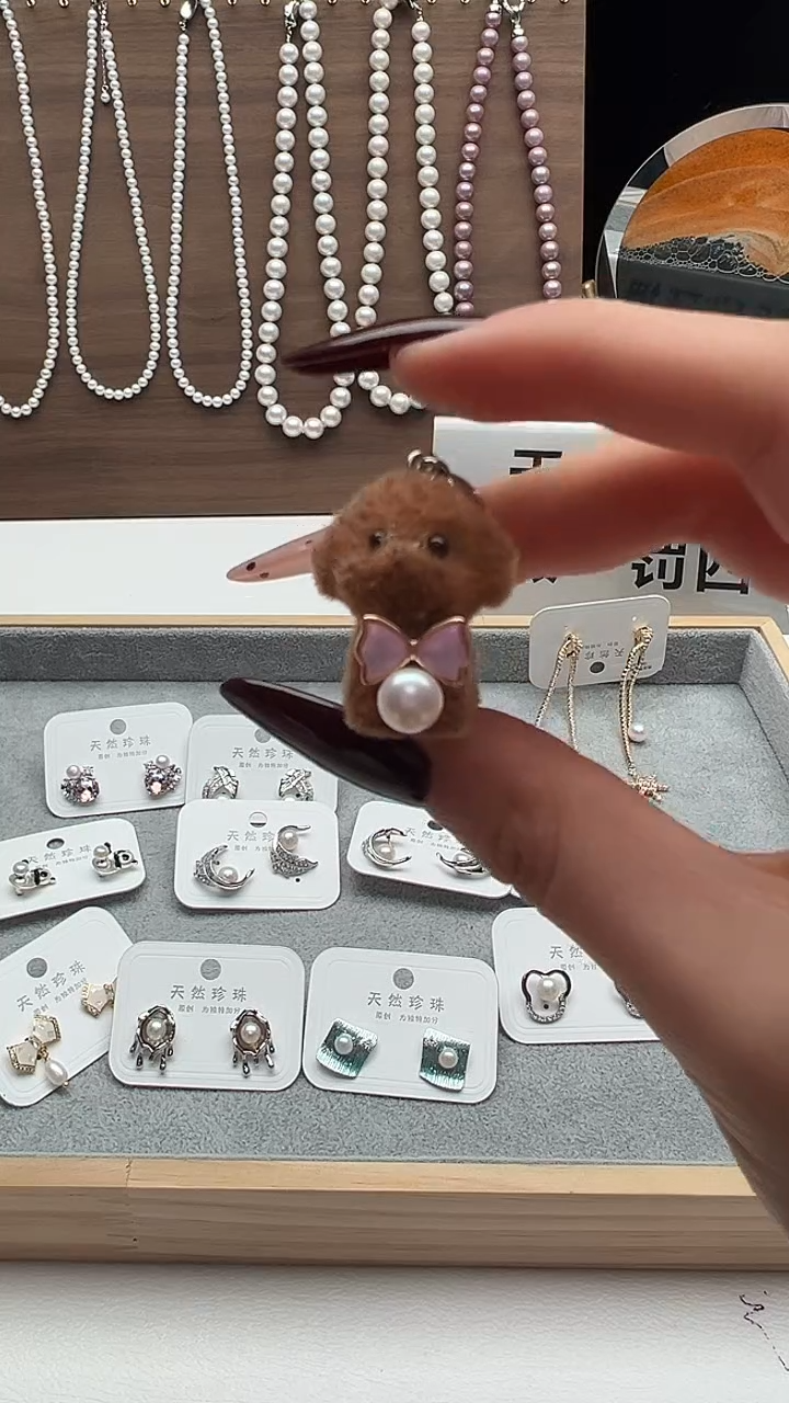 吊坠(不含链)钛钢淡水珍珠永丽严选