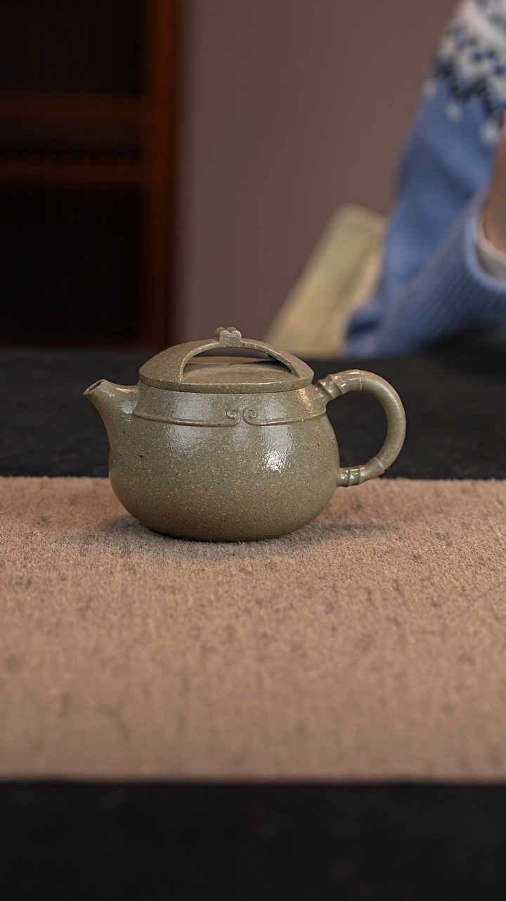 【闪购商品】紫砂茶壶青段如意竹节