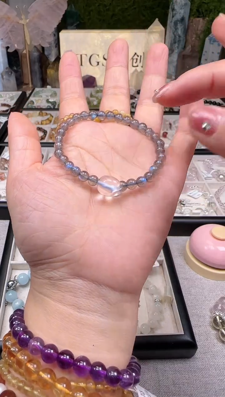【闪购商品】月光石手串未镶嵌4a TGS原创设计 T154