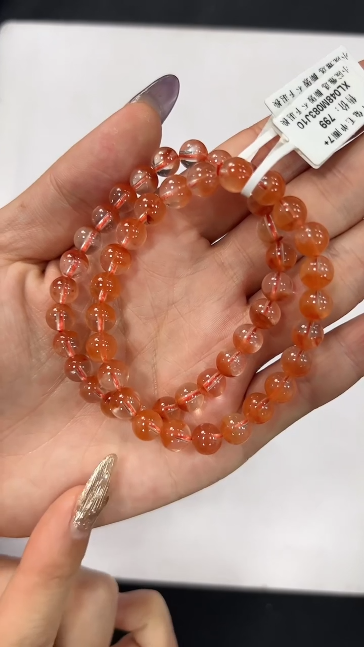 【闪购商品】水晶手链未镶嵌XL048约7mm多样性发一件