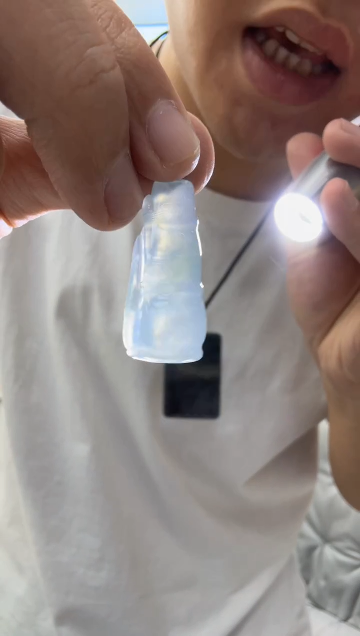 【闪购商品】翡翠颈饰未镶嵌天然翡翠A货孤品一件