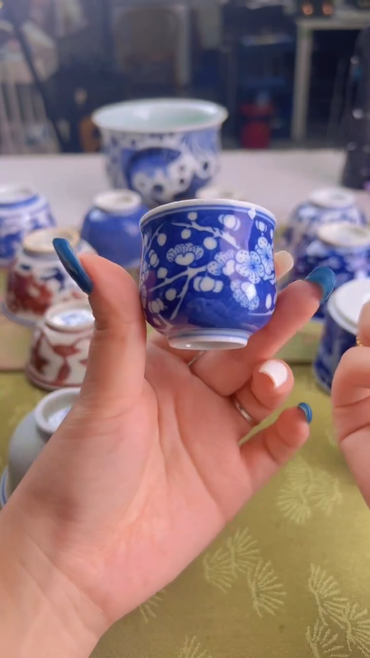瓷片景德镇毛仔柴窑杯