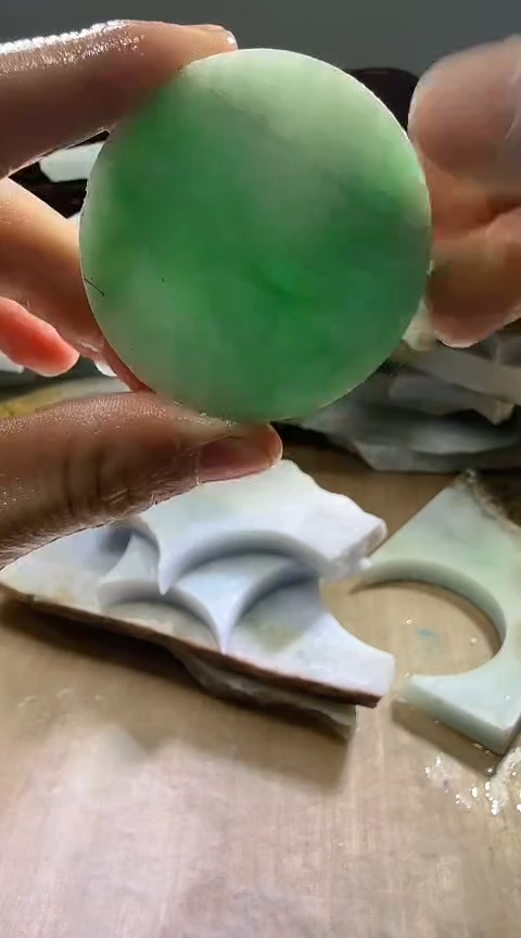 裸石翡翠缅甸翡翠A货花200