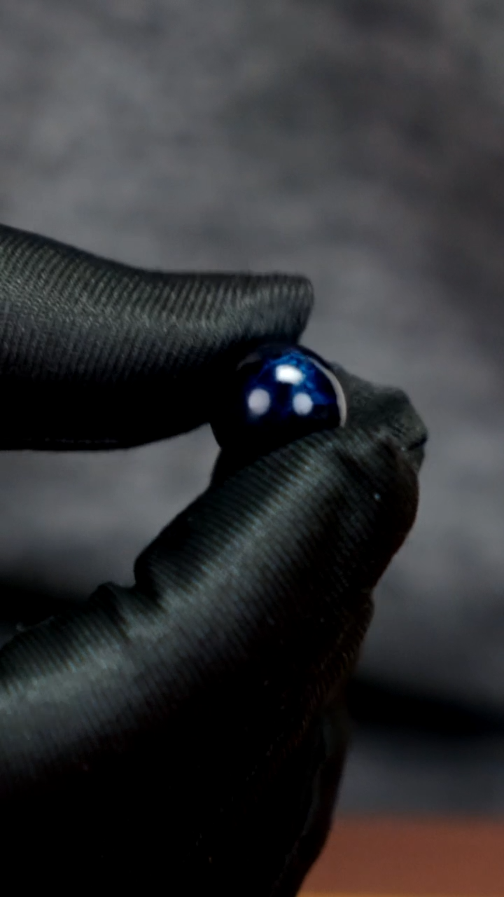 疯子大漆蓝宝砂12mm