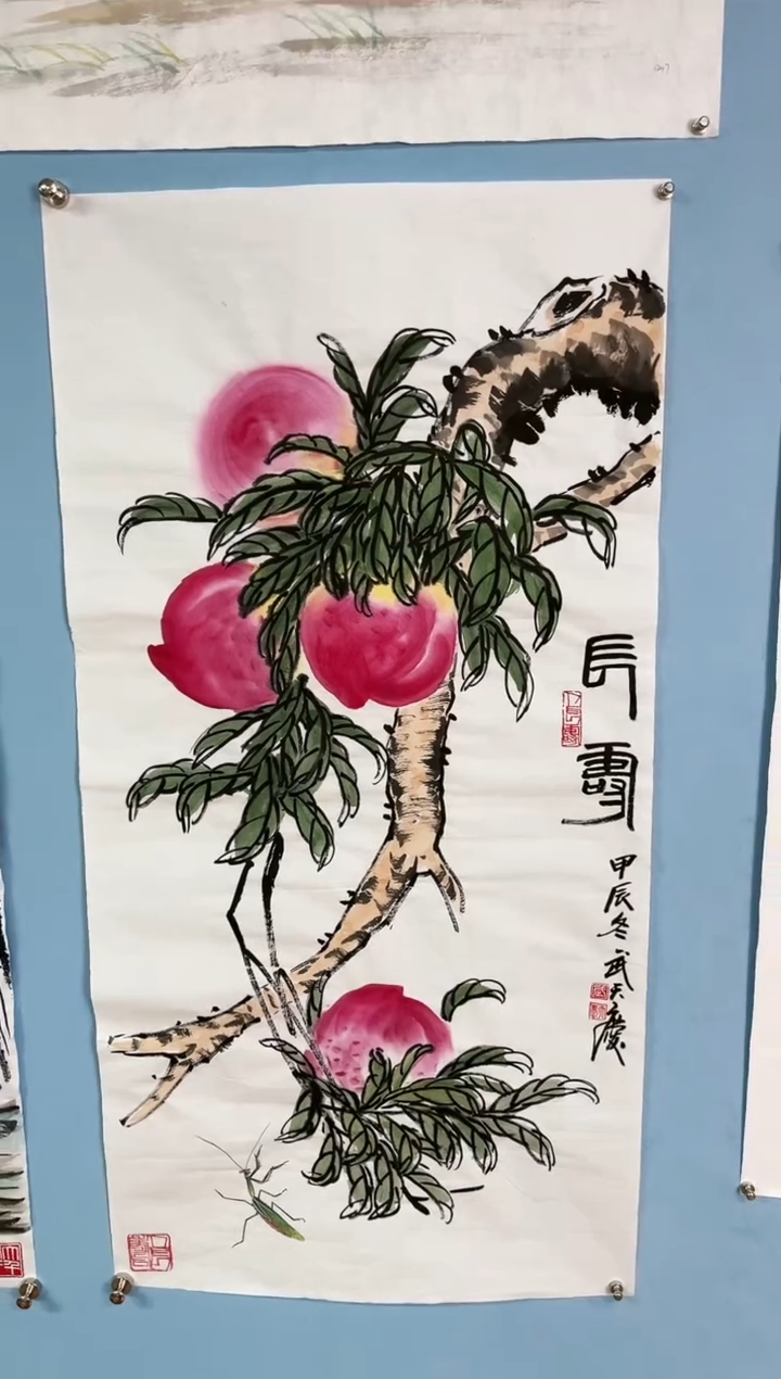 【闪购商品】国画武天庆老师寿桃