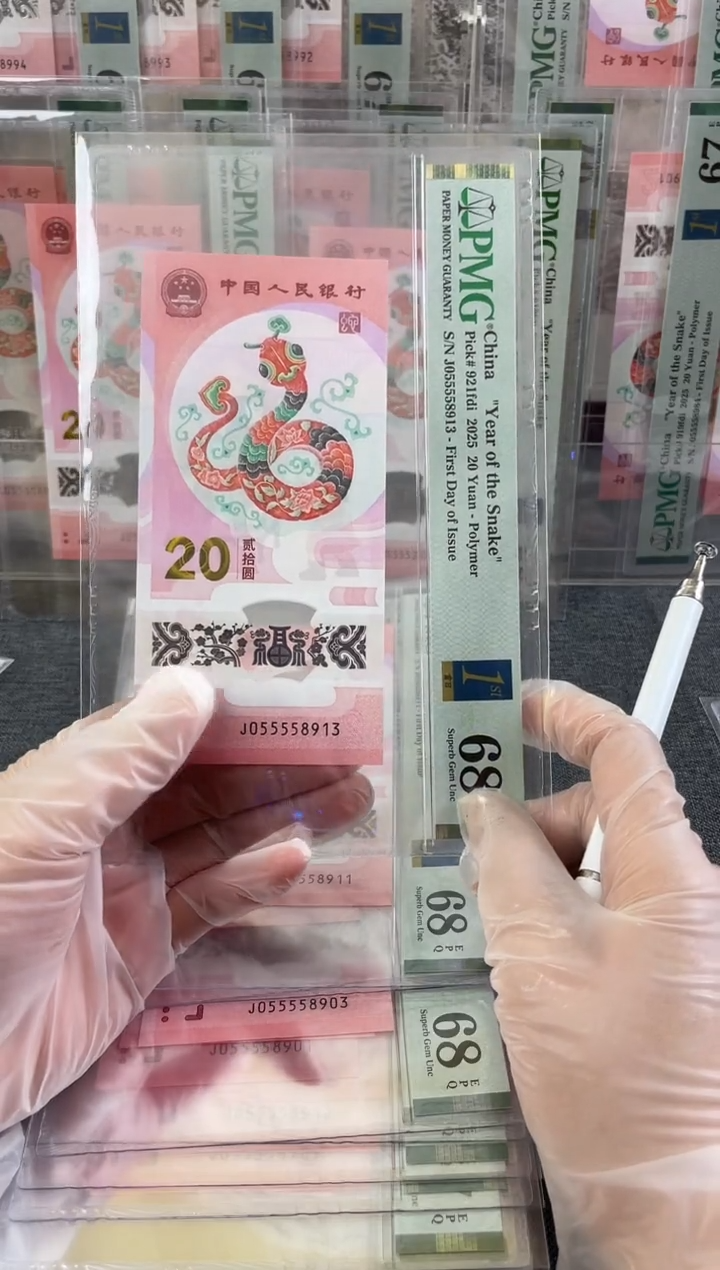 【闪购商品】塑料PMG蛇钞4个5头尾8913