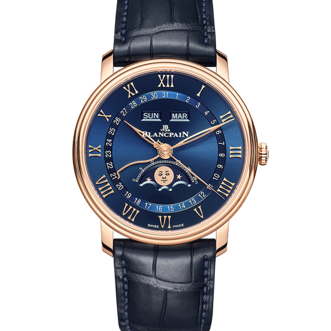 99新  宝珀 Villeret系列 6654-3640-55B 6654.4 40mm 22年全套