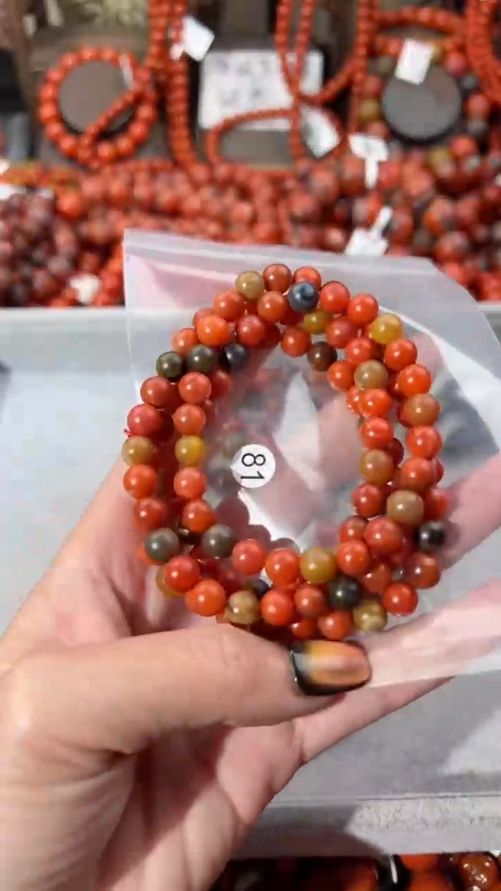 【闪购商品】南红玛瑙手串未镶嵌7+