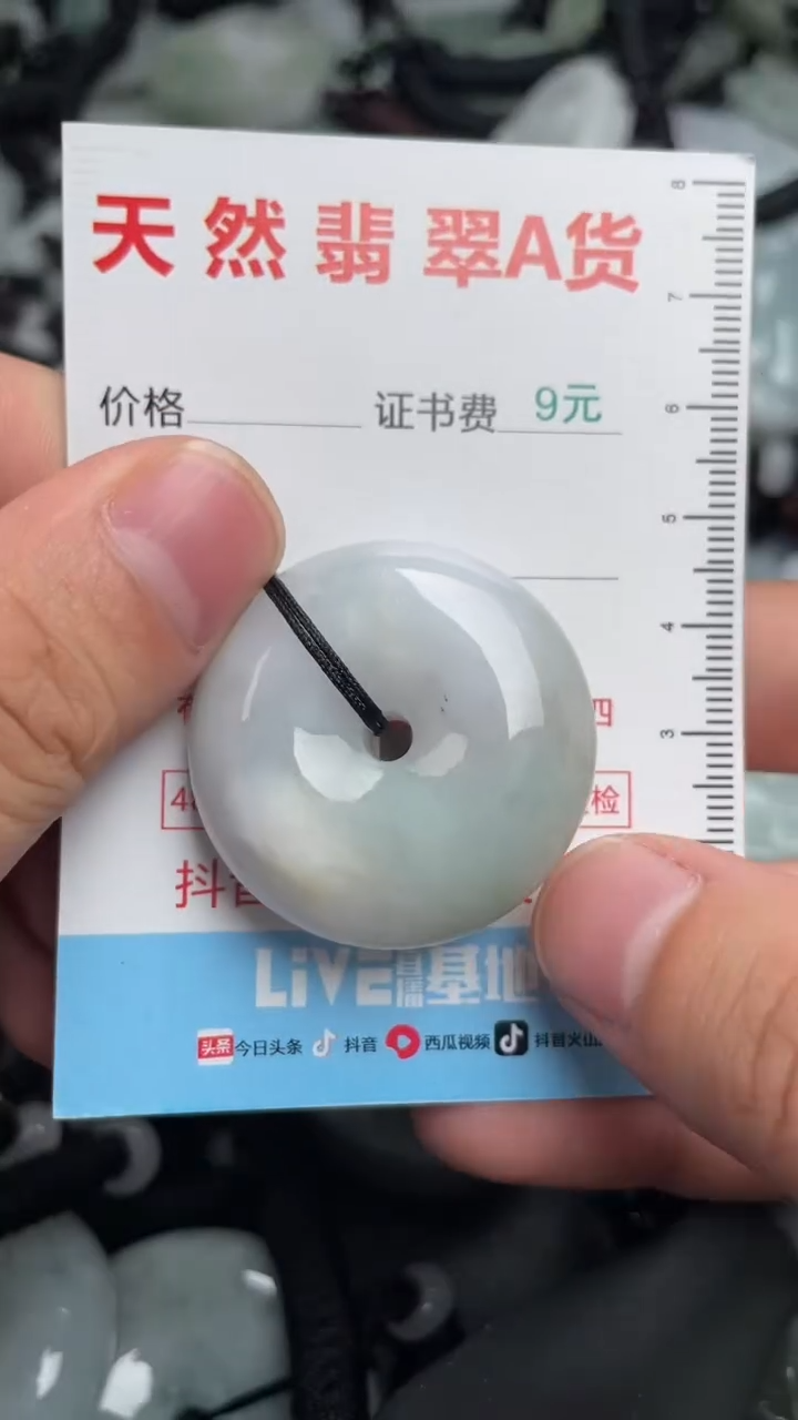 翡翠未镶嵌吊坠(不含链)1