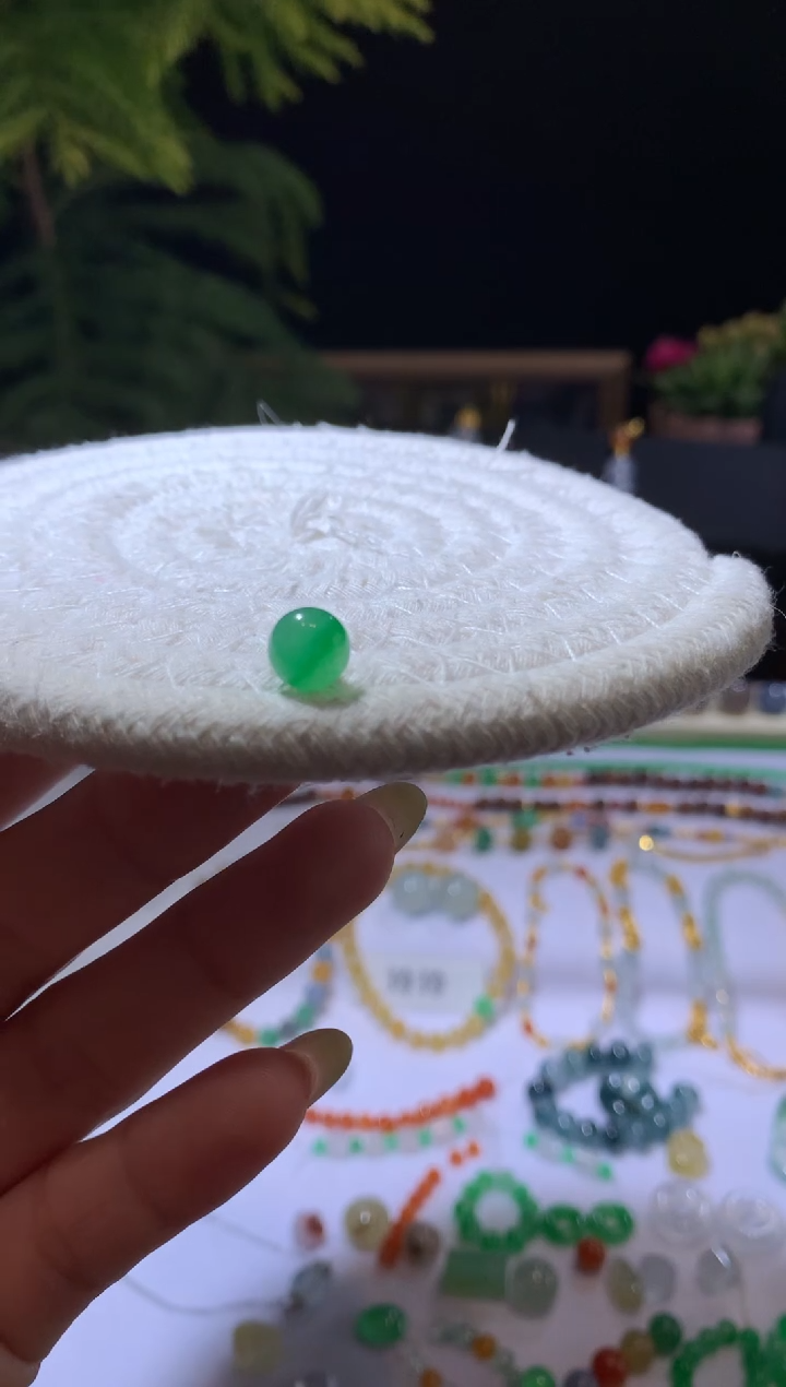 【闪购商品】定制翡翠未镶嵌7.7珠子4800+480