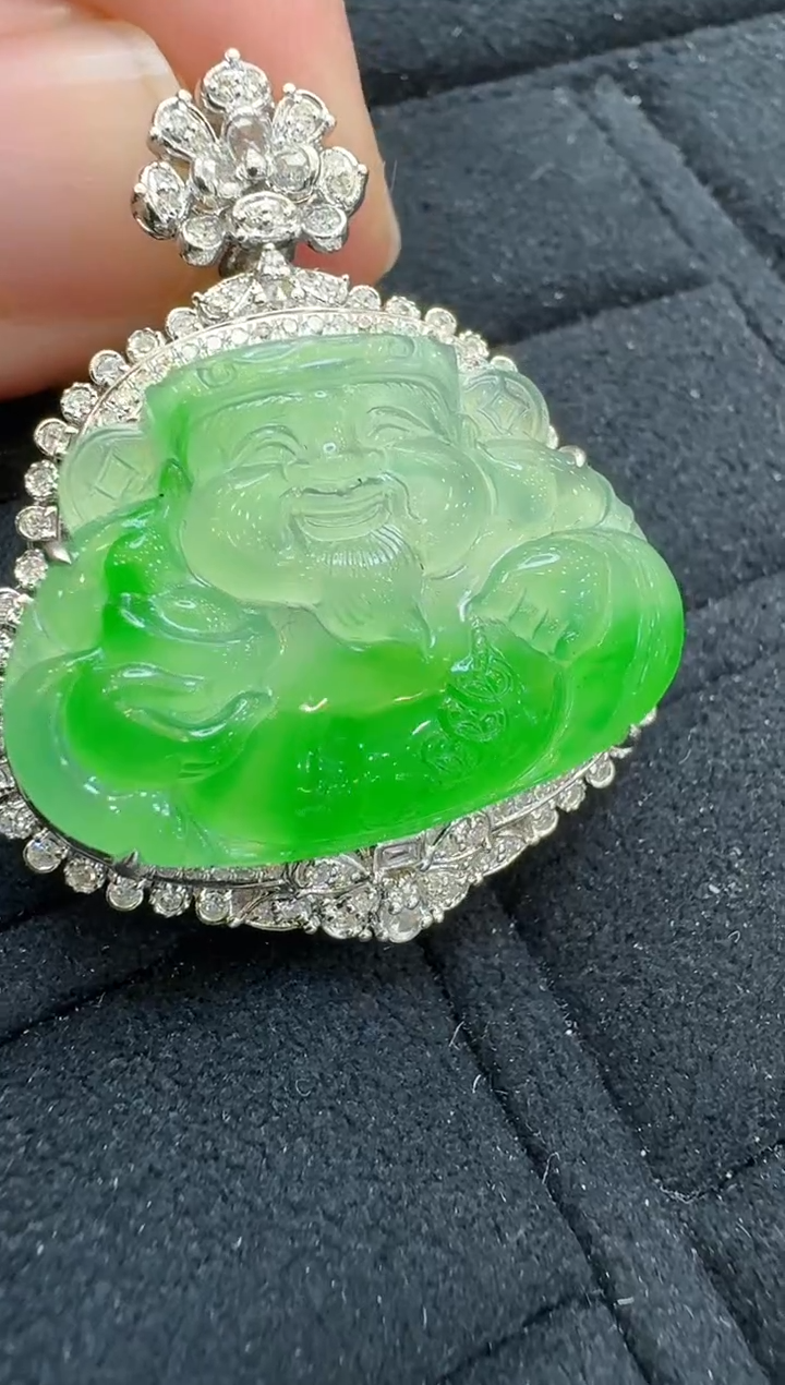 【闪购商品】翡翠吊坠(不含链)18K金镶嵌多样性团购发一件