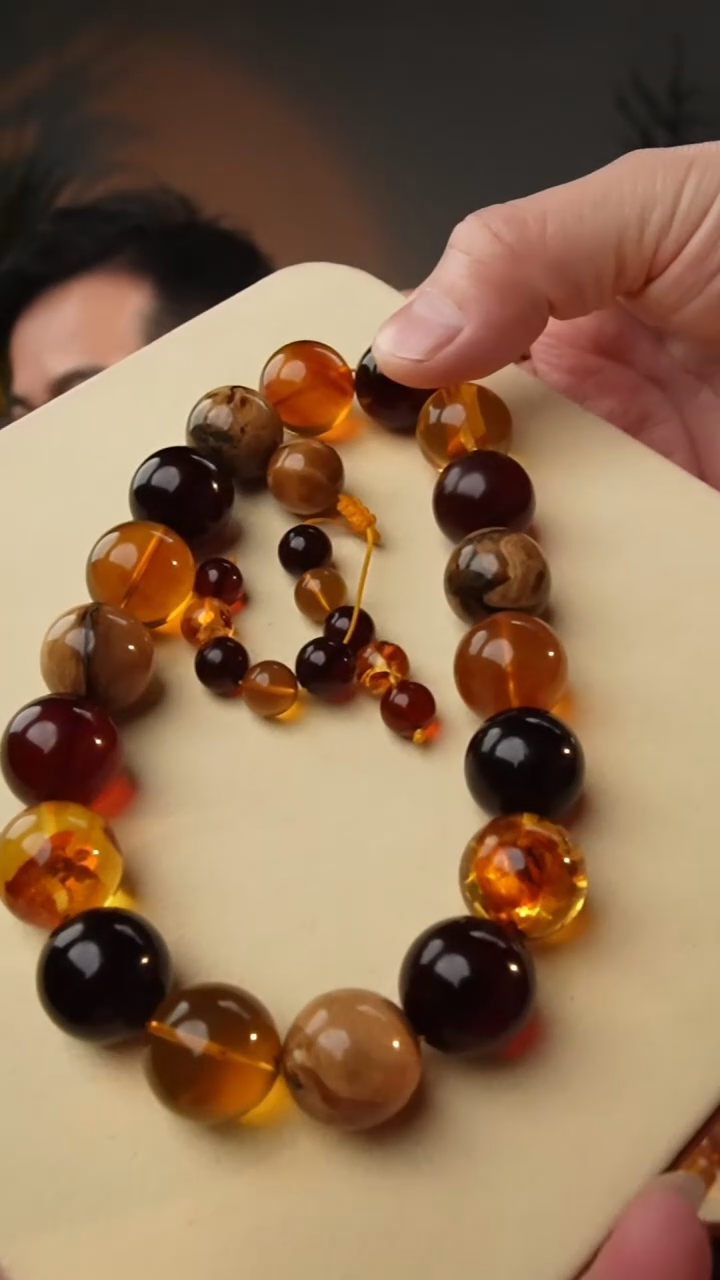 【闪购商品】琥珀颈饰未镶嵌18手持