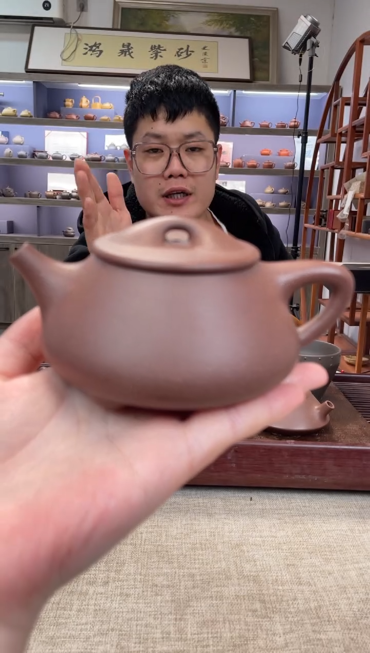 【闪购商品】紫砂茶壶老紫泥  满瓢