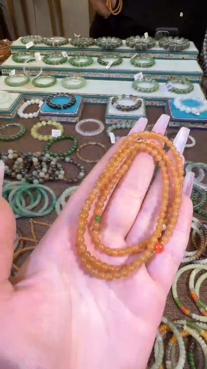 【闪购商品】和田玉项链18K金镶嵌和田玉项链多样性发货拍一发一