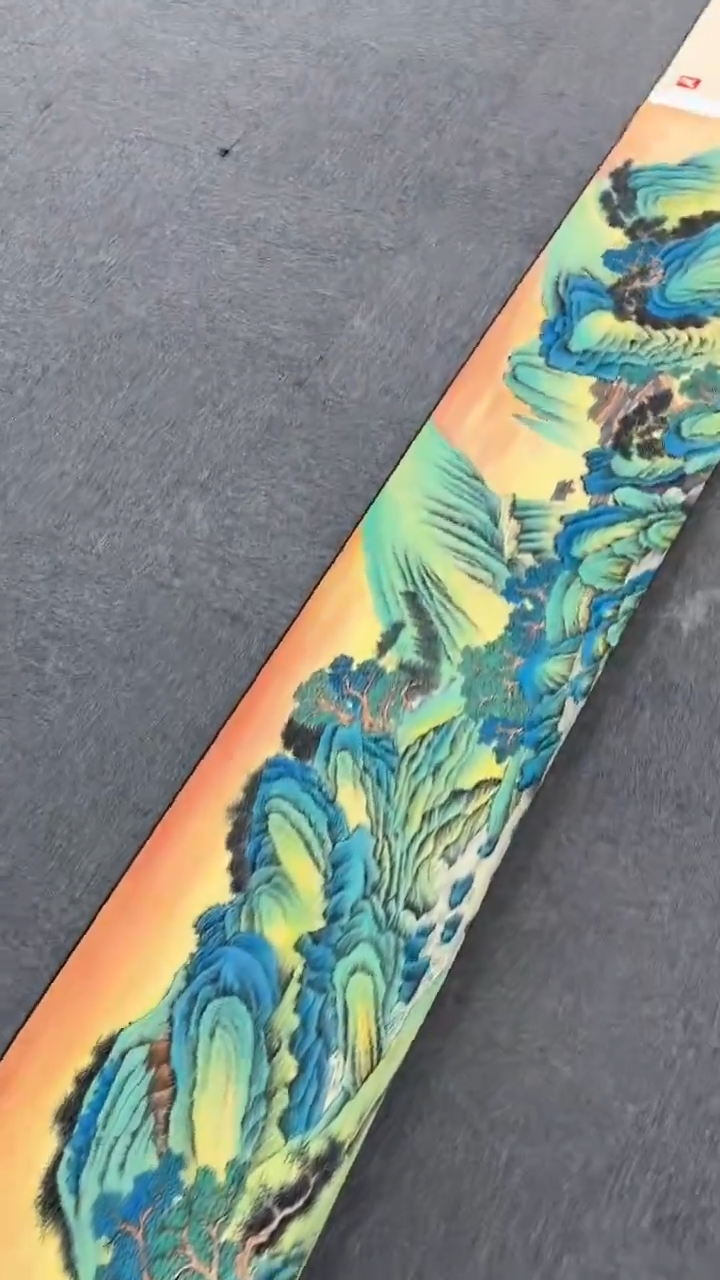 国画千里江山长卷