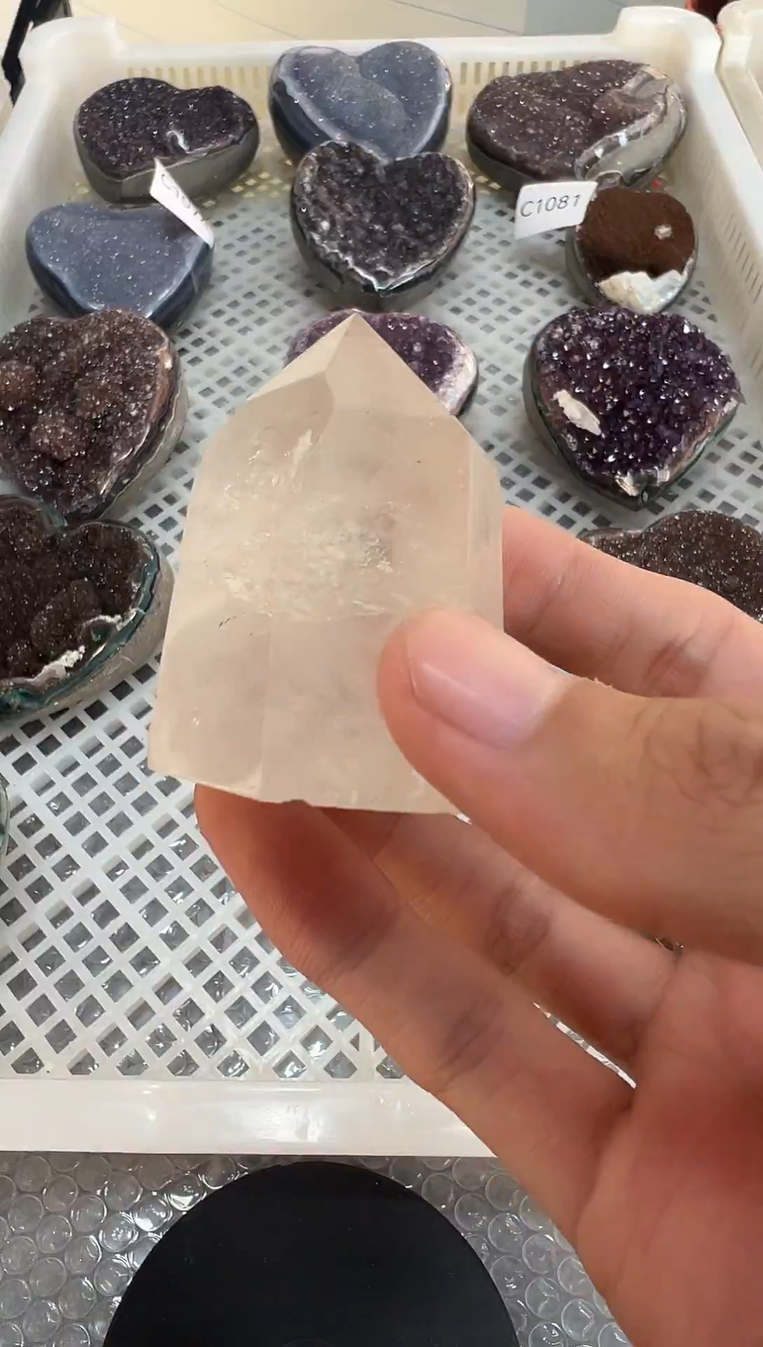 未镶嵌珠宝半成品水晶C481