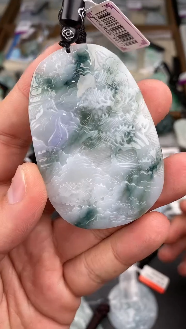 【闪购商品】翡翠颈饰未镶嵌   天然翡翠，一物一图