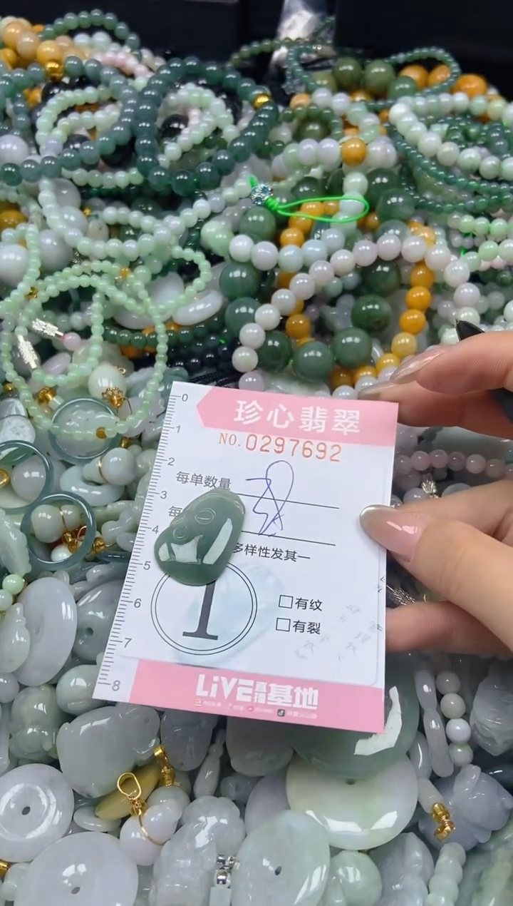 翡翠未镶嵌颈饰闪购0297692