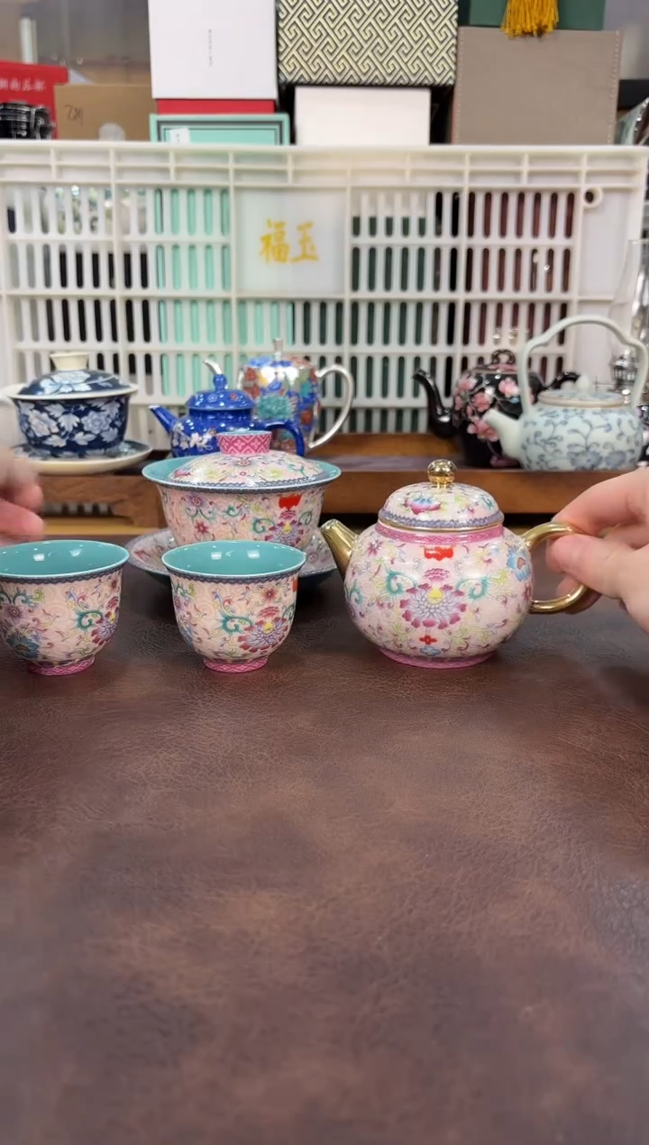 【闪购商品】44粉蓝扒花套装链接已开 拼拼手速！！！