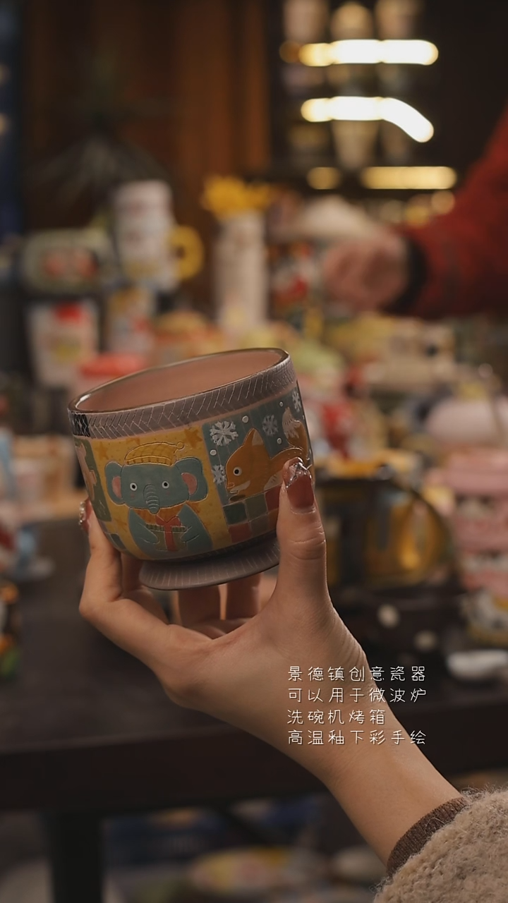 景德镇釉下彩绘设计师款式陶瓷