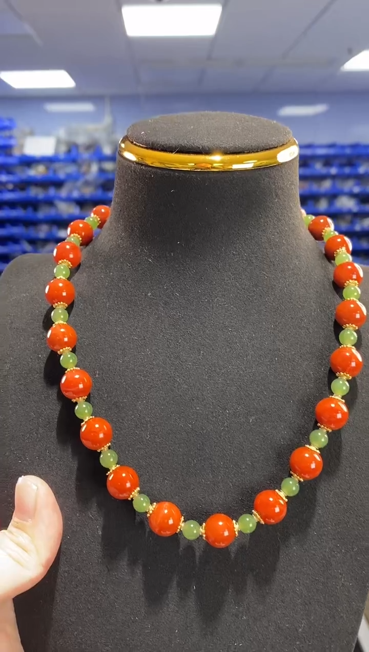 颈饰未镶嵌南红玛瑙CL7999