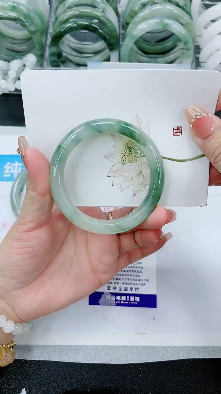 【闪购商品】石英质玉手镯未镶嵌199号/53-54圈